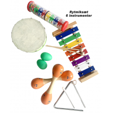 BabyBongo musik og -rytmiksæt, 6 instrumenter