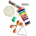 BabyBongo musik og -rytmiksæt, 6 instrumenter