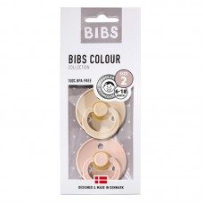 BIBS Colour sutter, Vanilla/Blush, str. 2, 2 stk.