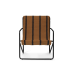 Desert børnestol - sort/stripe