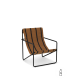 Desert børnestol - sort/stripe