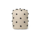 Dot tufted pouf - sand/sort