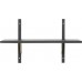 Sector hylde, single/wide - sort ask/ messing