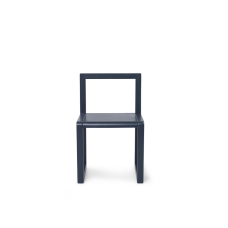Lille arkitekt stol - dark blue