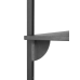 Sector hylde, triple - sort aske/sort messing (54 cm)
