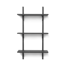 Sector hylde, triple - sort aske/sort messing (54 cm)