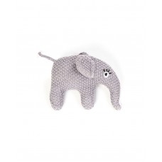 Smallstuff Strikket elefant rangle, Blue rose