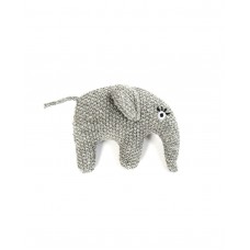 Smallstuff Strikket elefant rangle, Grey