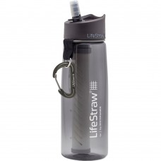 Go 0.65L Water Bottle with Filter Gray