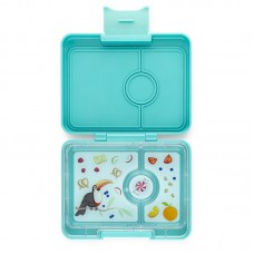 Yumbox Snack (3 rum) - Misty Aqua (Toucan)