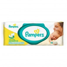 Pampers Sensitive New Baby Wipes 50 stk