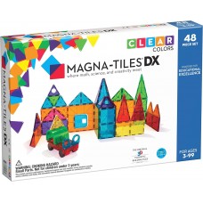 Magna-Tiles byggemagneter, klare - 48 stk